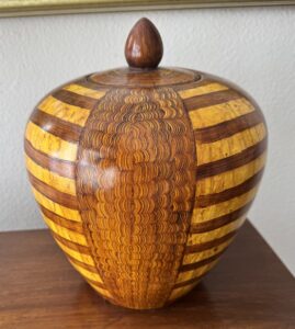 Wooden Urn