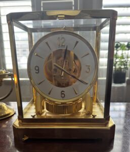 Round Faced Atmos Clock